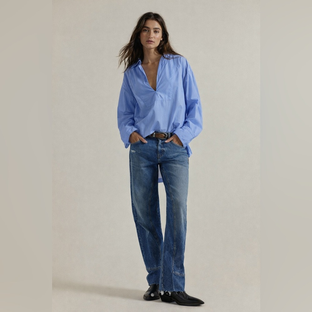 NWT Free People We The Free August Pullover Shirt